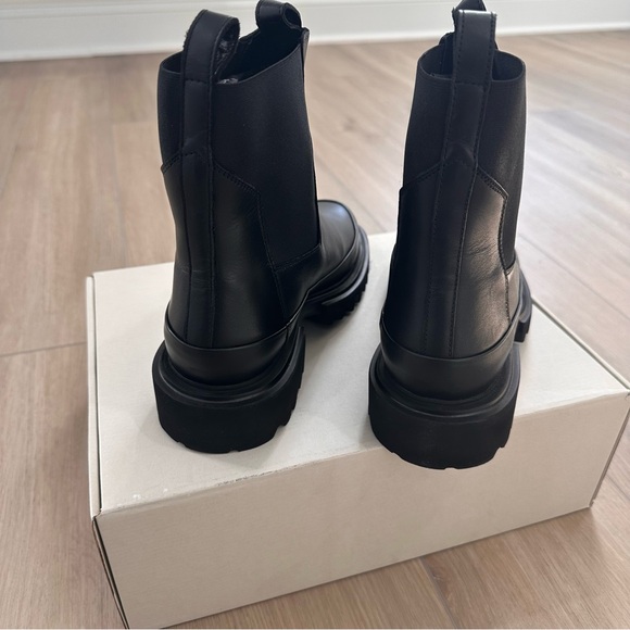 NWT All Saints Harlee Lug Sole Chelsea Boot Size 8.5 US 38.5 EUR Black Women’s - Picture 7 of 11